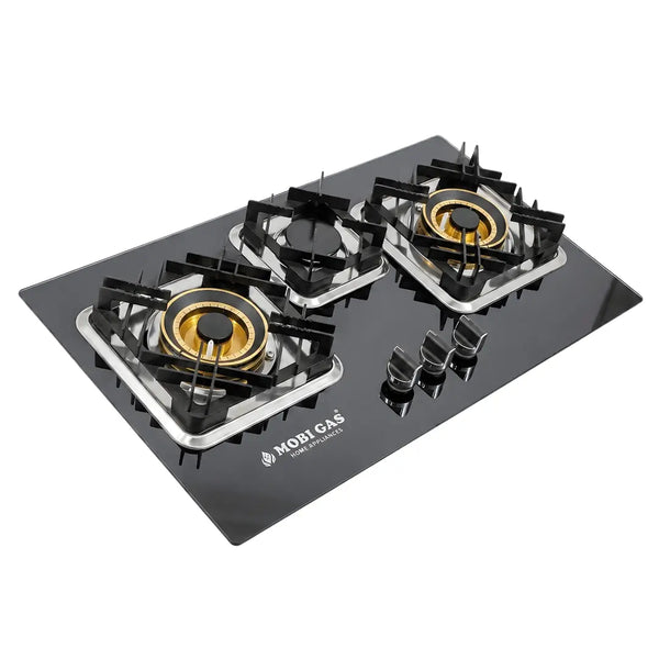 MobiGas MM-405 Complete Stainless Steel Built-In Gas Hob — Front View Pakistan